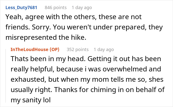Woman Plans A Casual Hike With Friends, Ends Up Stranded On A Route Better Suited For Bikes And ATVs