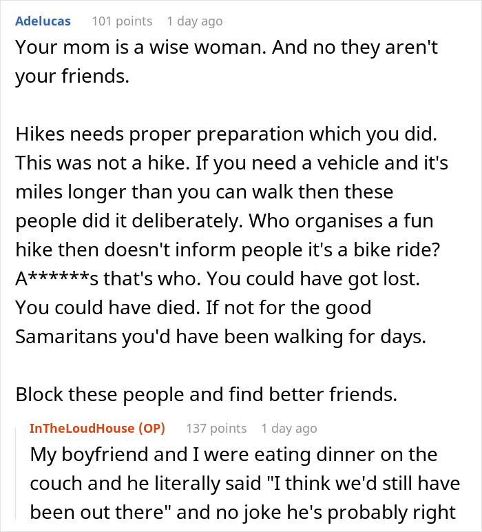 Woman Plans A Casual Hike With Friends, Ends Up Stranded On A Route Better Suited For Bikes And ATVs