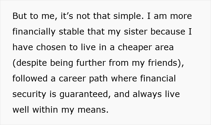 28YO Fumes As Parents Sponsor Sister’s Trip But Not Hers, Feels Her Frugal Life Is Disrespected