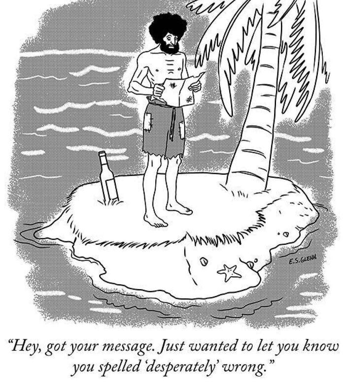 Funny Single-Panel Comics By E.S. Glenn That Poke Fun At Modern Life (38 Comics) Funny Single-Panel Comics By E.S. Glenn That Poke Fun At Modern Life (38 Comics)
