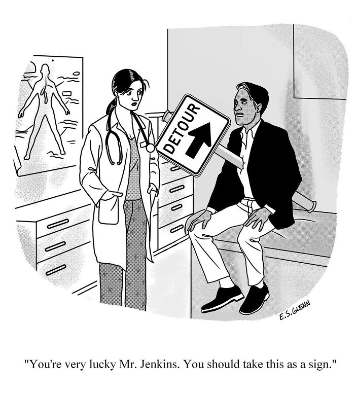 Funny Single-Panel Comics By E.S. Glenn That Poke Fun At Modern Life (38 Comics) Funny Single-Panel Comics By E.S. Glenn That Poke Fun At Modern Life (38 Comics)