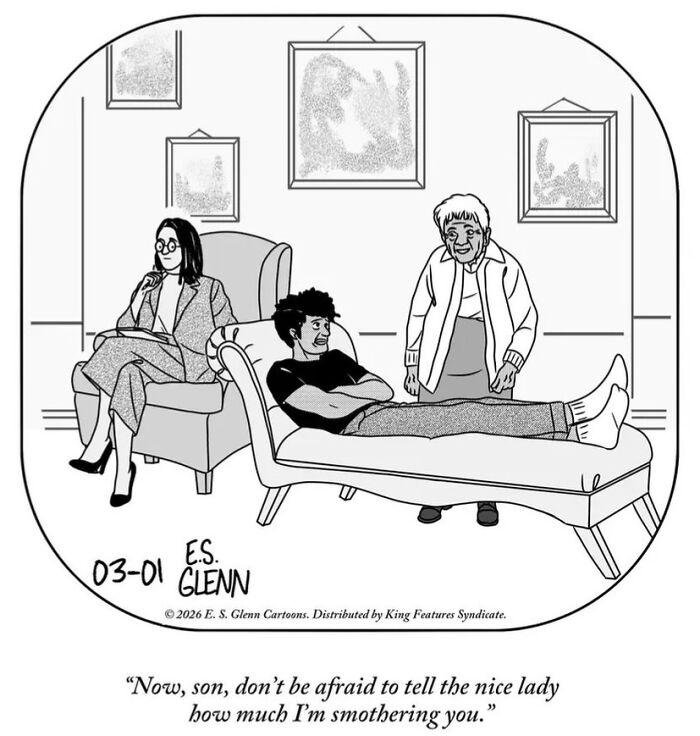 Funny Single-Panel Comics By E.S. Glenn That Poke Fun At Modern Life (38 Comics) Funny Single-Panel Comics By E.S. Glenn That Poke Fun At Modern Life (38 Comics)