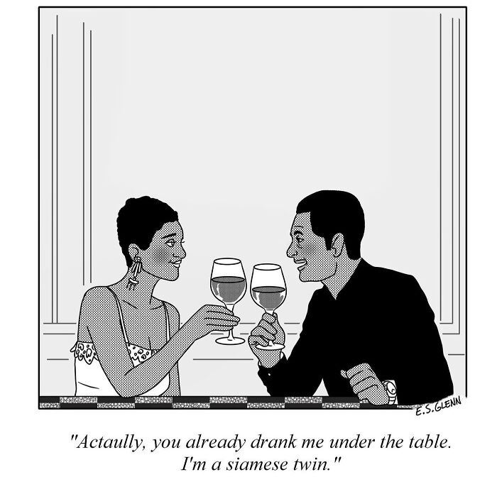 Funny Single-Panel Comics By E.S. Glenn That Poke Fun At Modern Life (38 Comics) Funny Single-Panel Comics By E.S. Glenn That Poke Fun At Modern Life (38 Comics)