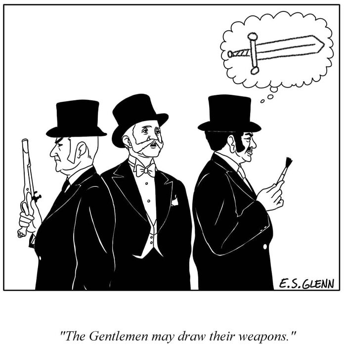 Funny Single-Panel Comics By E.S. Glenn That Poke Fun At Modern Life (38 Comics) Funny Single-Panel Comics By E.S. Glenn That Poke Fun At Modern Life (38 Comics)