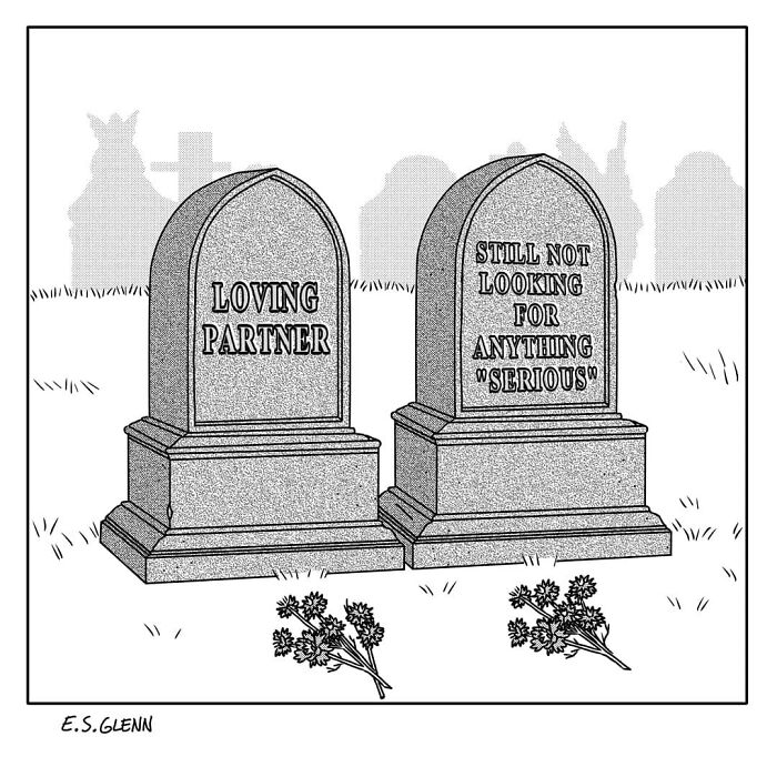 Funny Single-Panel Comics By E.S. Glenn That Poke Fun At Modern Life (38 Comics) Funny Single-Panel Comics By E.S. Glenn That Poke Fun At Modern Life (38 Comics)