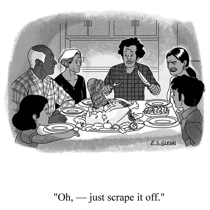 Funny Single-Panel Comics By E.S. Glenn That Poke Fun At Modern Life (38 Comics) Funny Single-Panel Comics By E.S. Glenn That Poke Fun At Modern Life (38 Comics)
