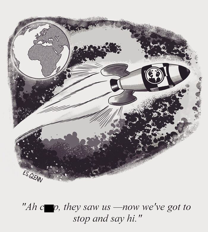Funny Single-Panel Comics By E.S. Glenn That Poke Fun At Modern Life (38 Comics) Funny Single-Panel Comics By E.S. Glenn That Poke Fun At Modern Life (38 Comics)