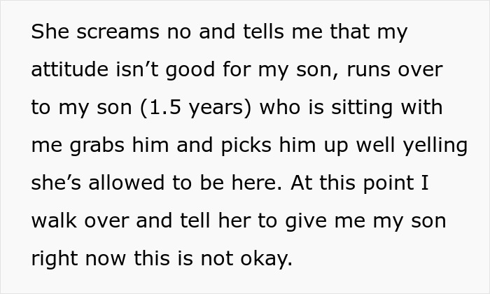 Grandma Throws A Fit Before Family Vacation, Refuses To Leave And Clings To Toddler During Fight Grandma Throws A Fit Before Family Vacation, Refuses To Leave And Clings To Toddler During Fight