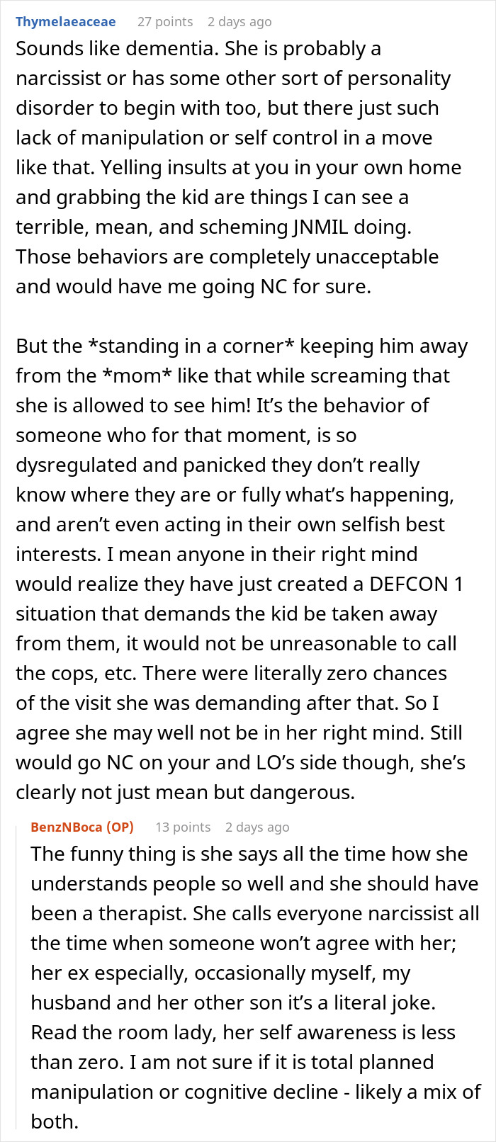 Grandma Throws A Fit Before Family Vacation, Refuses To Leave And Clings To Toddler During Fight Grandma Throws A Fit Before Family Vacation, Refuses To Leave And Clings To Toddler During Fight