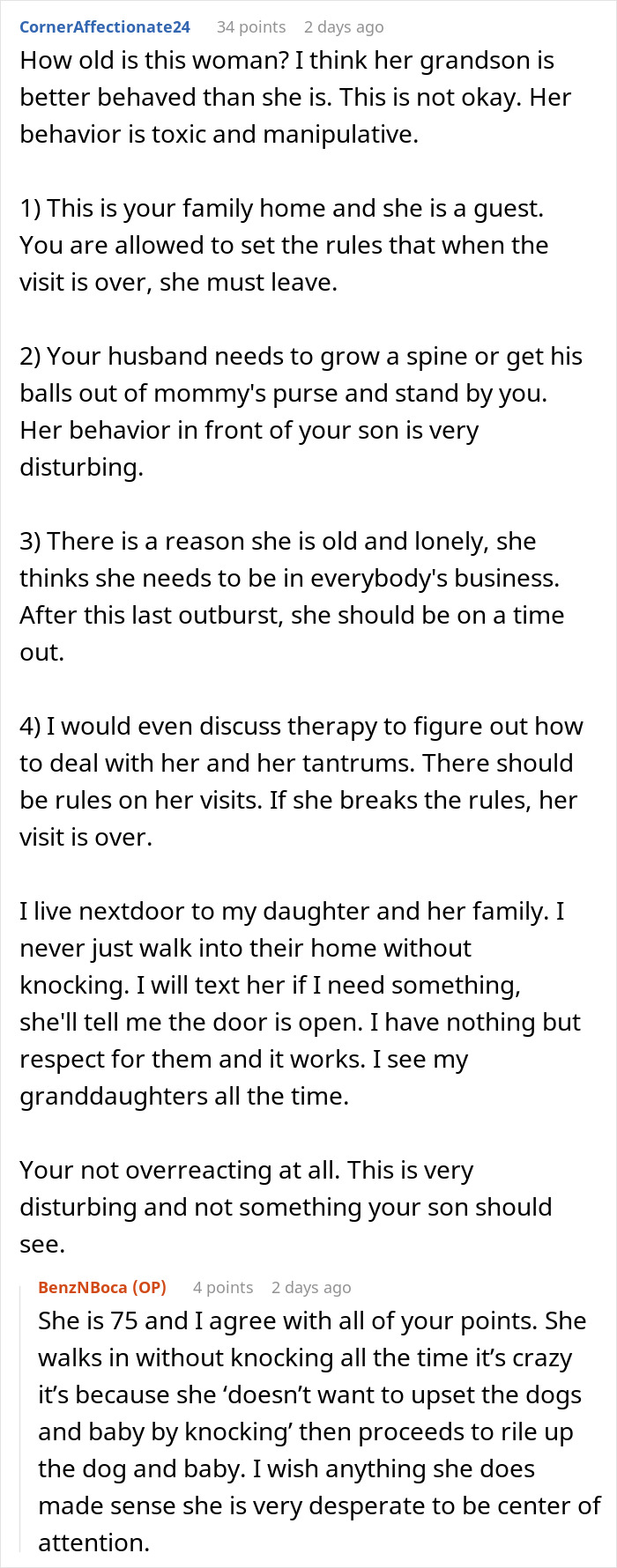 Grandma Throws A Fit Before Family Vacation, Refuses To Leave And Clings To Toddler During Fight Grandma Throws A Fit Before Family Vacation, Refuses To Leave And Clings To Toddler During Fight