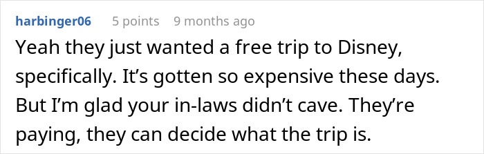 Guy Gains Newfound Respect For Partner&rsquo;s Selfish Parents After They Put Their Daughter In Her Place