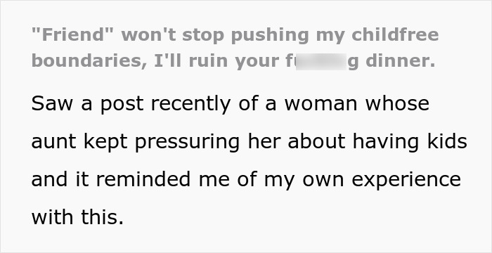 Woman Can’t Stand Child-Obsessed Friends Comments Anymore: “What The Hell Is Wrong With You?!” Woman Can’t Stand Child-Obsessed Friends Comments Anymore: “What The Hell Is Wrong With You?!”