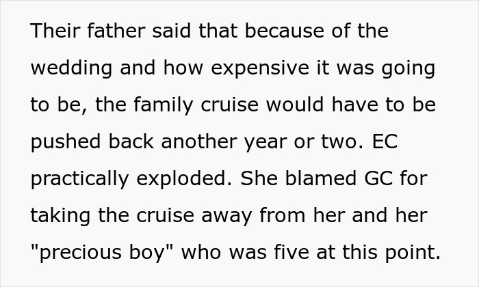 Entitled Woman Tells Sister Her Wedding Is Ruining Her Vacation: “Practically Exploded” Entitled Woman Tells Sister Her Wedding Is Ruining Her Vacation: “Practically Exploded”
