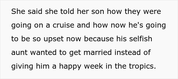 Entitled Woman Tells Sister Her Wedding Is Ruining Her Vacation: “Practically Exploded” Entitled Woman Tells Sister Her Wedding Is Ruining Her Vacation: “Practically Exploded”