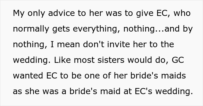 Entitled Woman Tells Sister Her Wedding Is Ruining Her Vacation: “Practically Exploded” Entitled Woman Tells Sister Her Wedding Is Ruining Her Vacation: “Practically Exploded”
