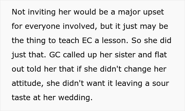 Entitled Woman Tells Sister Her Wedding Is Ruining Her Vacation: “Practically Exploded” Entitled Woman Tells Sister Her Wedding Is Ruining Her Vacation: “Practically Exploded”