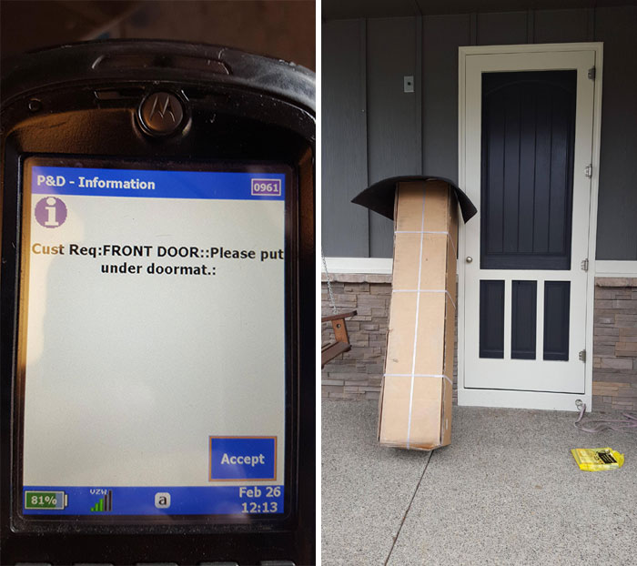 78 Times Delivery Fails Left People Speechless, Laughing, Or Crying 78 Times Delivery Fails Left People Speechless, Laughing, Or Crying