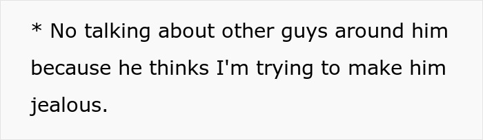 Toxic Guy Ends Up Single After Destroying GF’s Life With His Jealousy And Ridiculous “Rules” Toxic Guy Ends Up Single After Destroying GF’s Life With His Jealousy And Ridiculous “Rules”