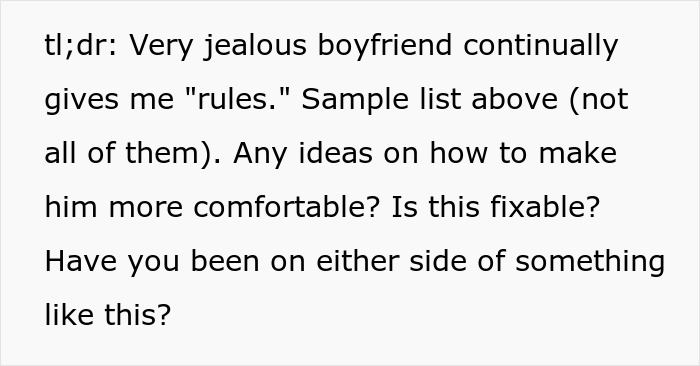 Toxic Guy Ends Up Single After Destroying GF’s Life With His Jealousy And Ridiculous “Rules” Toxic Guy Ends Up Single After Destroying GF’s Life With His Jealousy And Ridiculous “Rules”
