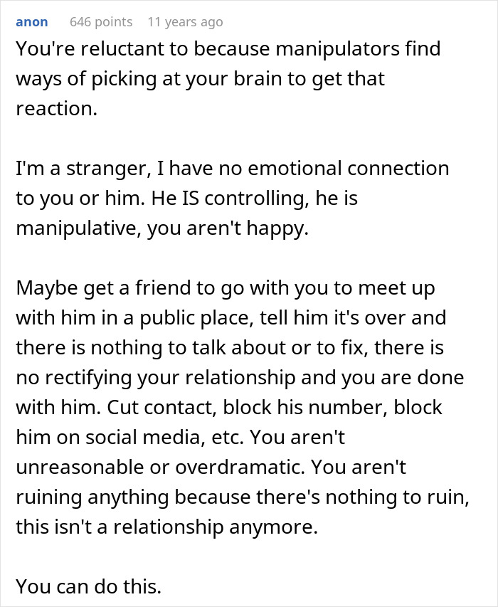 Toxic Guy Ends Up Single After Destroying GF’s Life With His Jealousy And Ridiculous “Rules” Toxic Guy Ends Up Single After Destroying GF’s Life With His Jealousy And Ridiculous “Rules”