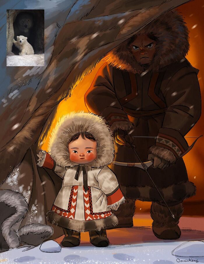 22 New Playful Portraits By Connie Kang That Transform Animals And Real-World Places Into Human Characters 22 New Playful Portraits By Connie Kang That Transform Animals And Real-World Places Into Human Characters