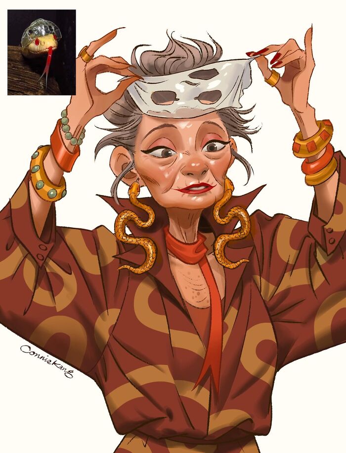 22 New Playful Portraits By Connie Kang That Transform Animals And Real-World Places Into Human Characters 22 New Playful Portraits By Connie Kang That Transform Animals And Real-World Places Into Human Characters