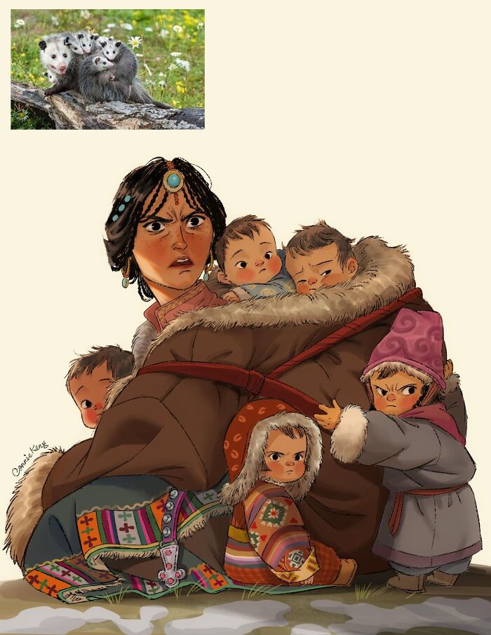 22 New Playful Portraits By Connie Kang That Transform Animals And Real-World Places Into Human Characters 22 New Playful Portraits By Connie Kang That Transform Animals And Real-World Places Into Human Characters