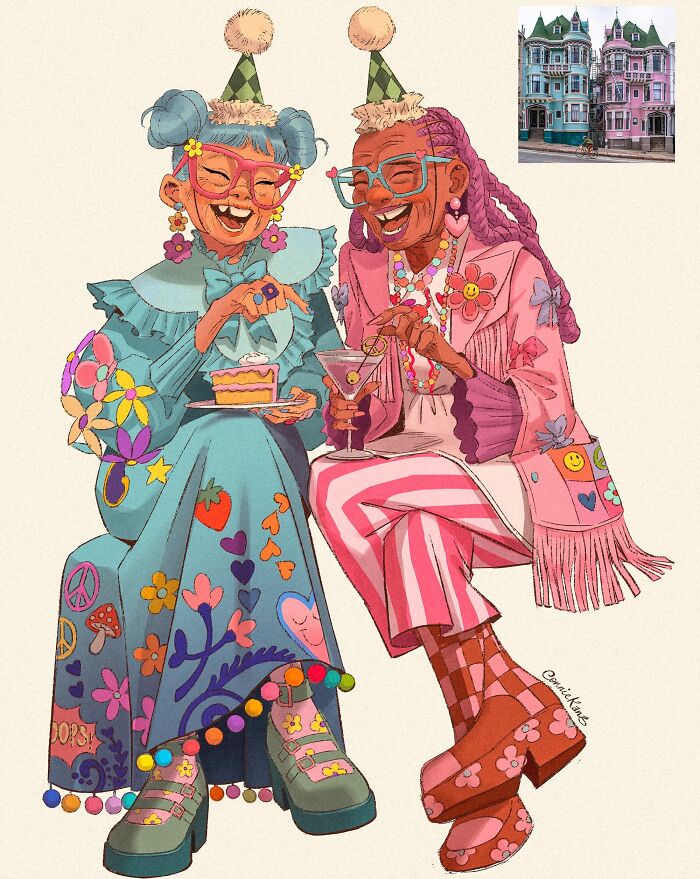 22 New Playful Portraits By Connie Kang That Transform Animals And Real-World Places Into Human Characters 22 New Playful Portraits By Connie Kang That Transform Animals And Real-World Places Into Human Characters