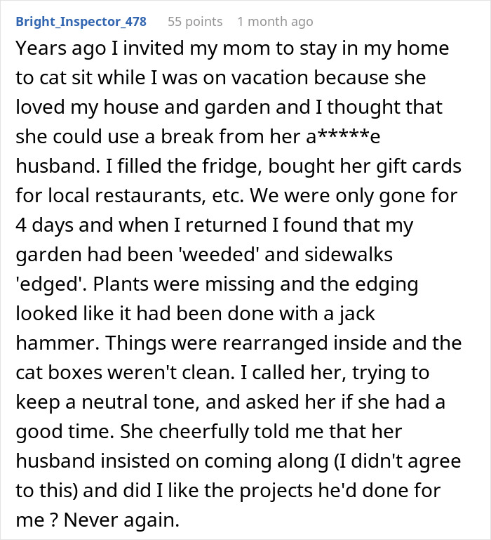 Sneaky In-Laws Try To Stay At Couple’s Home When They’re Not There In Order To Change It Completely Sneaky In-Laws Try To Stay At Couple’s Home When They’re Not There In Order To Change It Completely