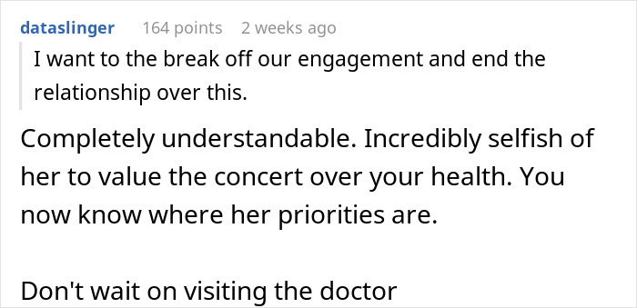 Man Wants To Go Home After Fainting At Concert, Fiancée Tries To Get Closer To The Stage Instead Man Wants To Go Home After Fainting At Concert, Fiancée Tries To Get Closer To The Stage Instead