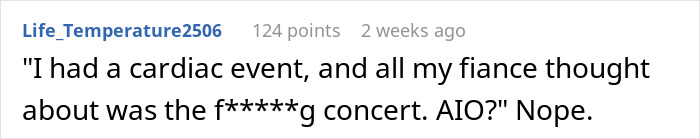 Man Wants To Go Home After Fainting At Concert, Fiancée Tries To Get Closer To The Stage Instead Man Wants To Go Home After Fainting At Concert, Fiancée Tries To Get Closer To The Stage Instead