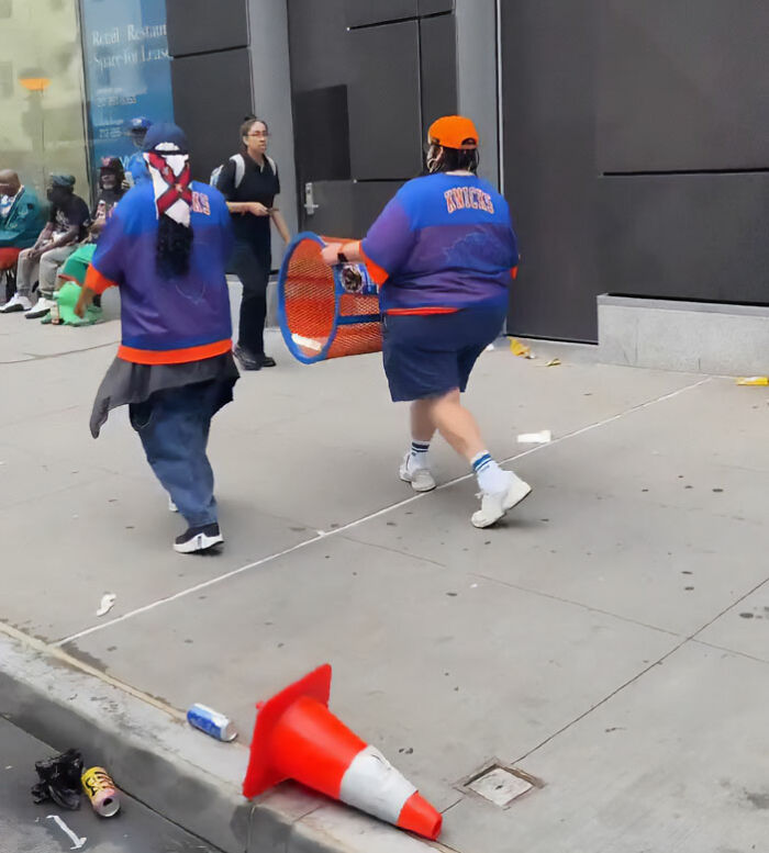 JPMorgan Exec Who Emptied Knicks Trashcan On Street And Stole It Faces Huge Karma In Major Update JPMorgan Exec Who Emptied Knicks Trashcan On Street And Stole It Faces Huge Karma In Major Update