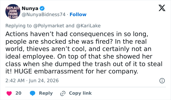 JPMorgan Exec Who Emptied Knicks Trashcan On Street And Stole It Faces Huge Karma In Major Update JPMorgan Exec Who Emptied Knicks Trashcan On Street And Stole It Faces Huge Karma In Major Update