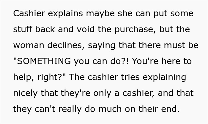 Customer Tries To Guilt Walmart Shoppers Into Helping Her Pay, Then Suddenly Finds Money To Cover It Customer Tries To Guilt Walmart Shoppers Into Helping Her Pay, Then Suddenly Finds Money To Cover It