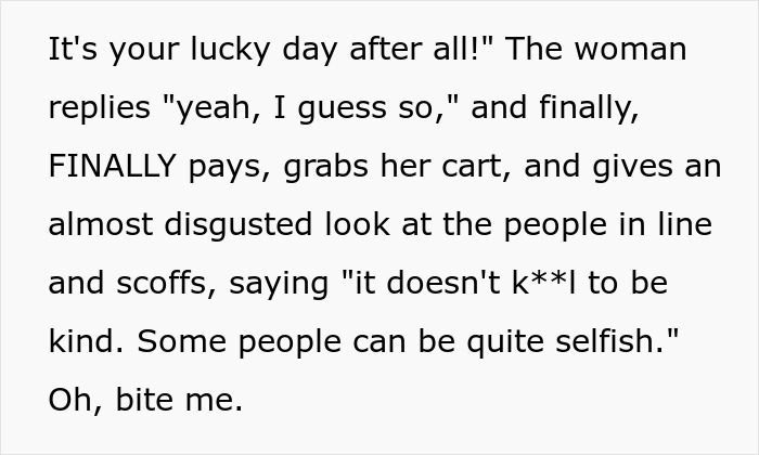 Customer Tries To Guilt Walmart Shoppers Into Helping Her Pay, Then Suddenly Finds Money To Cover It Customer Tries To Guilt Walmart Shoppers Into Helping Her Pay, Then Suddenly Finds Money To Cover It