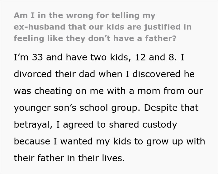 Dad Breaks Down In Tears As Kids Feel They Don’t Have A Father, Tries To Pin The Blame On Ex Instead Dad Breaks Down In Tears As Kids Feel They Don’t Have A Father, Tries To Pin The Blame On Ex Instead