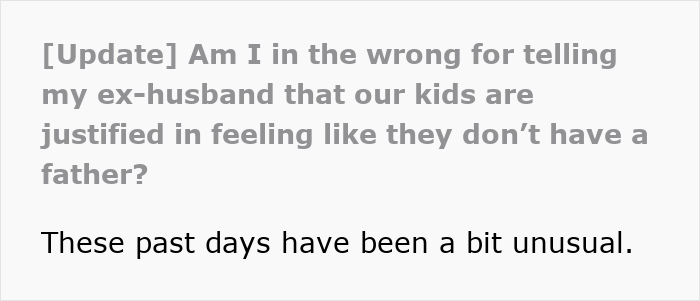 Dad Breaks Down In Tears As Kids Feel They Don’t Have A Father, Tries To Pin The Blame On Ex Instead Dad Breaks Down In Tears As Kids Feel They Don’t Have A Father, Tries To Pin The Blame On Ex Instead