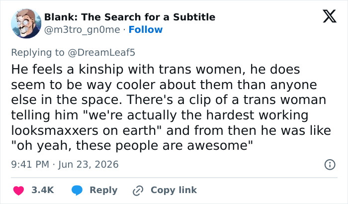 “Is This The Woke Clavicular?” Looksmaxxer Androgenic’s Interaction With Trans Woman Surprises Netizens