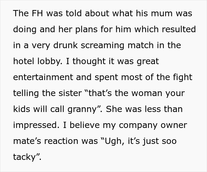 Woman&rsquo;s Drunken Tantrum Over A Honeymoon Trip With Son Entertains The Whole Hotel
