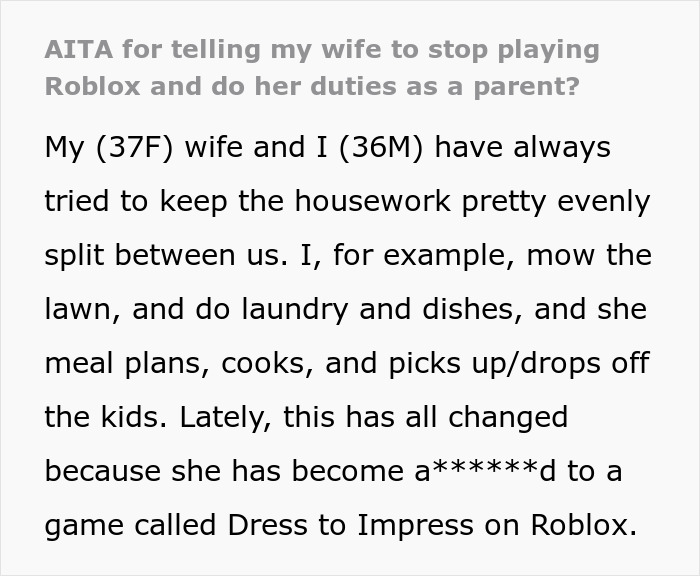 Woman Dares To Call Husband A Jerk For Exploding At Her After Her Gaming Problem Affected Their Son