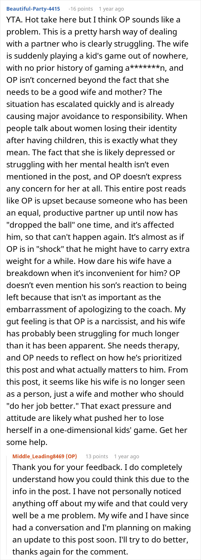 Woman Dares To Call Husband A Jerk For Exploding At Her After Her Gaming Problem Affected Their Son