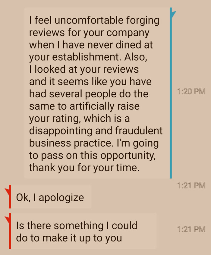 Restaurant Uses Potential Employees For A Scam, Regrets It Dearly