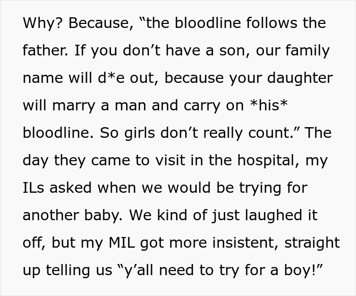 Woman Realizes MIL Has Done Something Diabolical After A Pregnancy Test: “Girls Don&rsquo;t Really Count”