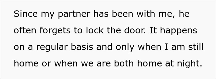 “Lesson Learned”: BF Keeps Forgetting To Lock Home Door, GF Proved Right After Shocking Break In