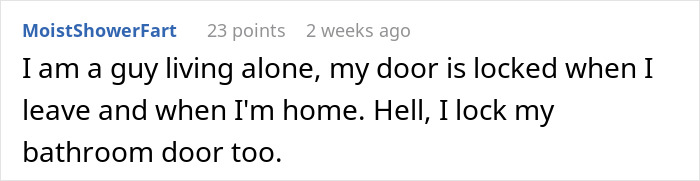 “Lesson Learned”: BF Keeps Forgetting To Lock Home Door, GF Proved Right After Shocking Break In