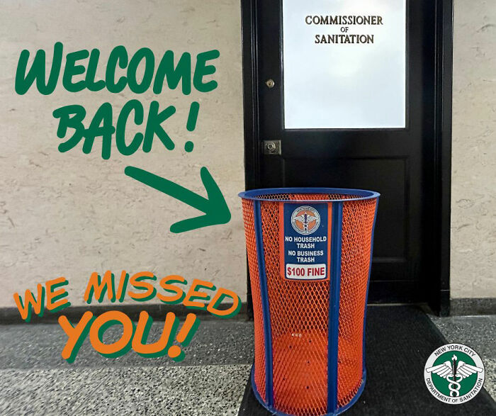 After JPMorgan Exec Emptied Stole Knicks Trashcan In Viral Video, Sanitation Department Posts Hilarious Response