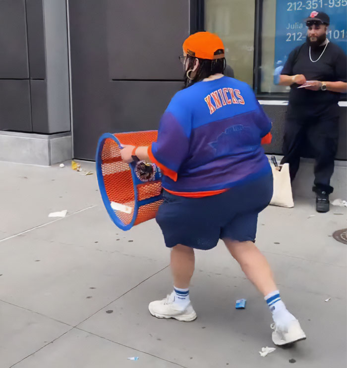 After JPMorgan Exec Emptied Stole Knicks Trashcan In Viral Video, Sanitation Department Posts Hilarious Response