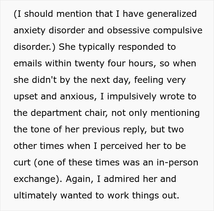 37YO’s Obsession With Professor Takes A Creepy Turn As She Reports Her For Her “Curt” Email