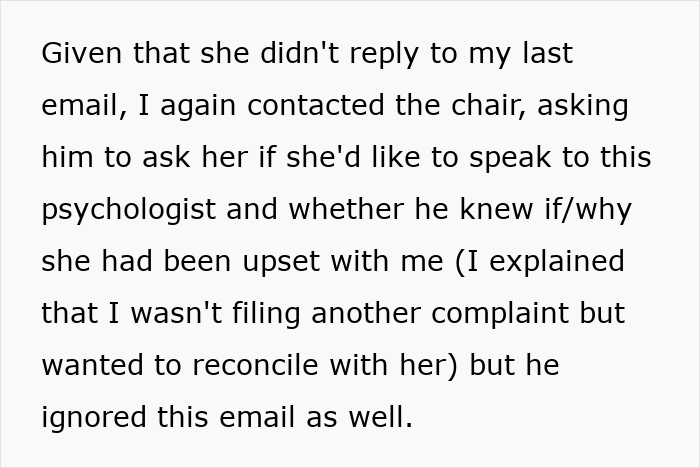 37YO’s Obsession With Professor Takes A Creepy Turn As She Reports Her For Her “Curt” Email