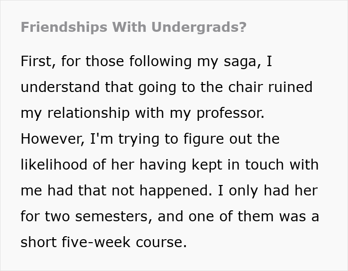 37YO’s Obsession With Professor Takes A Creepy Turn As She Reports Her For Her “Curt” Email